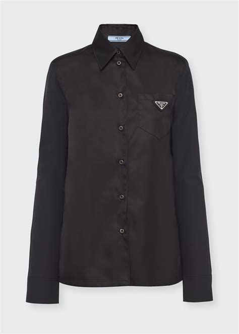 prada button up two sides